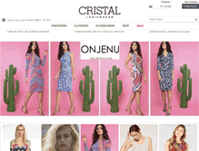 Tablet Screenshot of cristalladieswear.com